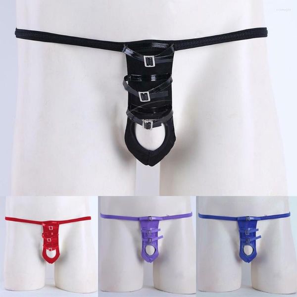 Calzoncillos 2023 Sexy para hombre, ropa interior con tiras abiertas, con agujero para el pene, calzoncillos Gay, lencería, bragas, Tanga, bóxer