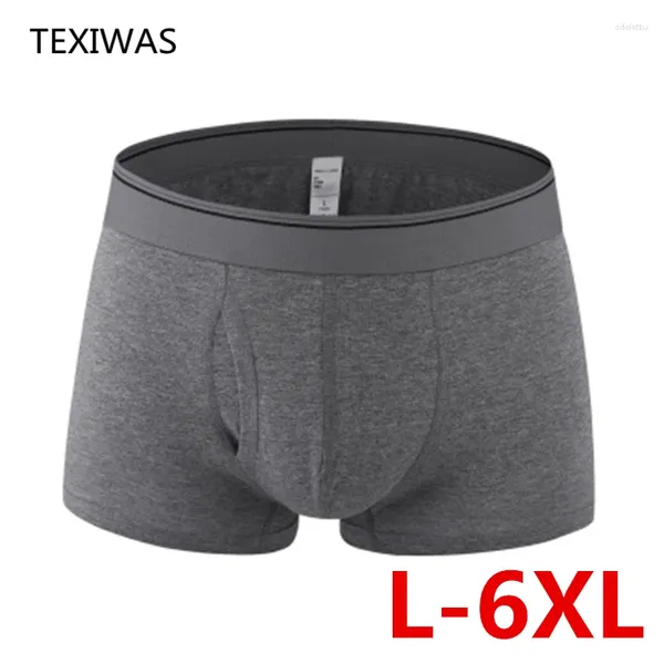 Sous-pants 2024 Marque sexy super grande taille Mens Underwear Boxer court Soft Luxury Breathable Belt Shorts 4xl 5xl 6xl
