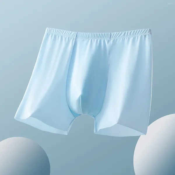 Pantalones de calzoncillo 2024 Pantalones de calzoncillos de seda para hombres sin aliento.