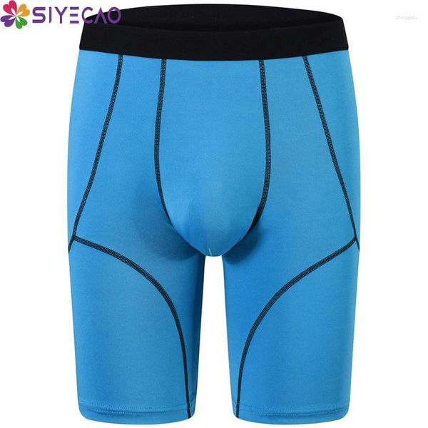 Sous-pants 2024 Boxer long Boxer Men de sous-vêtements Boxers pour hommes mâles Pantalons mâles Soft Sexy Boxershorts respirant cueca Homme