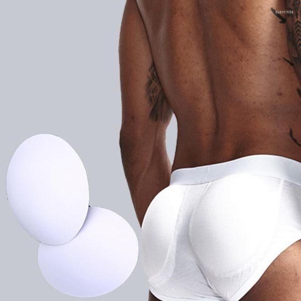 Calzoncillos 2 uds. Calzoncillos moldeadores de cadera acolchados BuPad, ropa interior Sexy para hombre, potenciador de esponja, copa de realce, bragas levantadoras