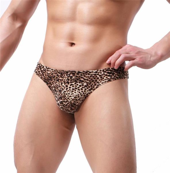 Calzoncillos 2 unids sexy estampado de leopardo para hombre tangas g cuerdas bikini calzoncillos hombres ropa interior bulto bolsa bragas gay jockstrap6416634