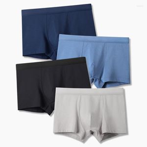 Onderbroek 3 stcs/lot heren boksers ondergoed hoogwaardige katoen sexy solide slipje atletische briefs groothandel groothandel groot