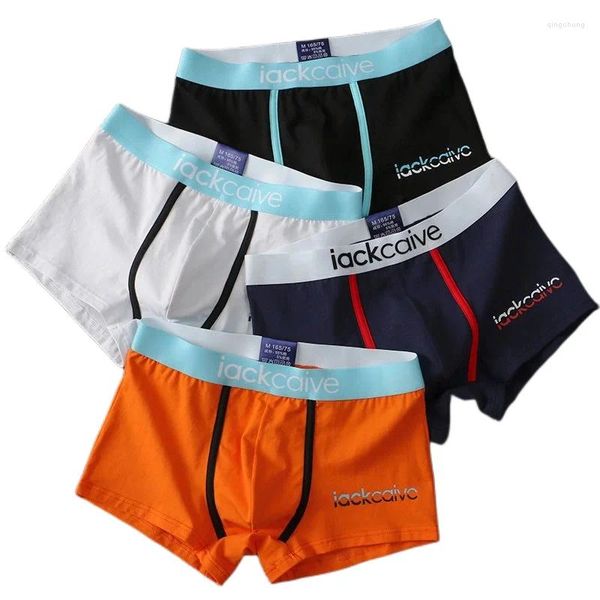 Sous-pants 3pcs lot masculins Boxer shorts coton Men's Underwear Boîtres respirants Boxers Sports Comfort Male Pottel L-3xl