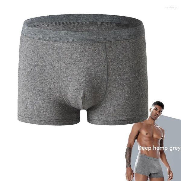 Sous-vêtements 3pcs Homme Boxers Coton Sous-shorts Respirant Hommes Sous-vêtements confortables Homme Homme L-5XL Tailles 10 Couleurs 4XL 3XL