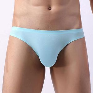 Caleçon 3 pièces sous-vêtements pour hommes XG18 sans couture glace soie Triangle maille taille basse Sexy exotique ventes directes