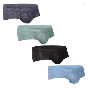 Caleçon 4/8 PCS/Lots Sexy Gay Sous-Vêtements Hommes Mini Boxer Homme Coton Doux U Poche Convexe Taille Basse Culotte Mâle Cueca Calzoncillos