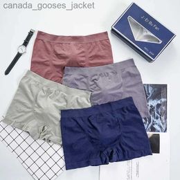 Sous-pants 4 morceaux / lot de sous-vêtements pour hommes Mentiers Elastic Boîte Boxer confortable Mentide Sous-vêtements masculins C240411 CORPS SEACHESS