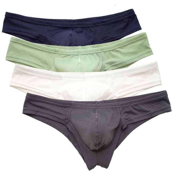 Sous-vêtements 4 boxeurs pour hommes sexy shorts homme tissu côtelé sous-vêtements renflement pénis poche culotte hombre mâle boxeur malles lingerie HT079 230823