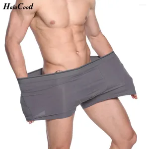 Sous-pants 4pcs / lot de qualité Brand Coton Boxer Shorts Man Underwear Fashion Sexy Men's Male Pantes plus taille Mr Sous-Under Pant