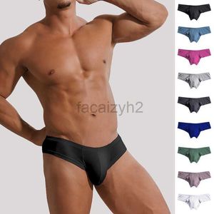 Sous-pants 5 pack mens boxer briefes half hanche mascules sexy les mémoires sexy, taille basse, grand sac convexe, bikini sous-vêtements pour hommes