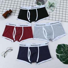 Calzoncillos 5 unids/lote Stripe 365 ropa interior para hombres Boxer para hombres ropa interior troncos boxeadores de algodón pantalones cortos ropa interior 230508