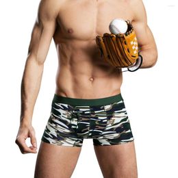 Sous-vêtements 6 pcs/lote Top qualité marque mâle culotte respirant coton boxer hommes sous-vêtements sexy shorts homme