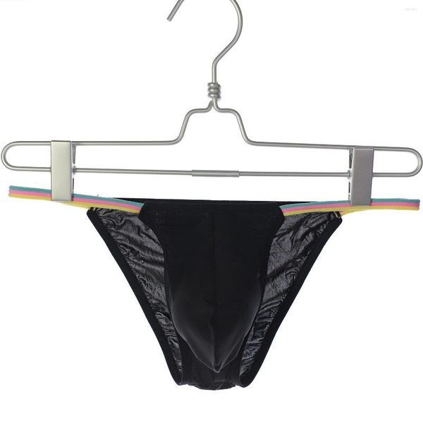 Slip 8 couleurs hommes sous-vêtements Sexy taille basse culotte confortable mâle respirant doux haute qualité Gay Homme Bikini slips