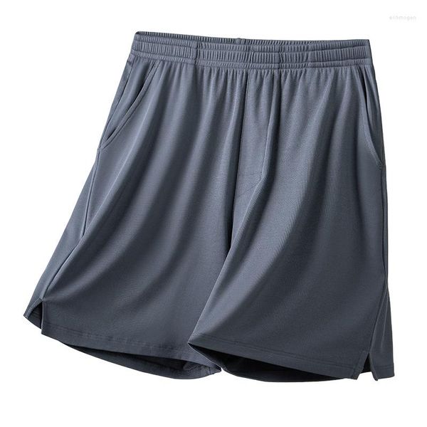 Calzoncillos de los años 80 para hombre, pantalones Aro, Boxers masculinos, ropa interior de pijama suelta, bragas sedosas de hielo, pantalones cortos informales para el hogar, calzoncillos de talla grande