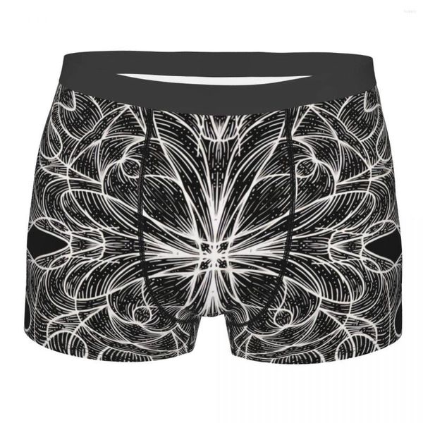 Calzoncillos abstracto negro Mandala mal de ojo bragas pantalones cortos Boxer calzoncillos hombre ropa interior Sexy