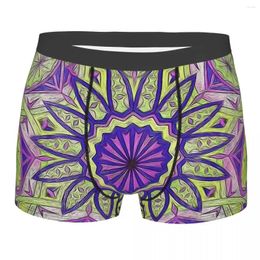 Onderbroek Abstract Lime Patroon Mandala Deco Breathbale Slipje Man Ondergoed Comfortabele Shorts Boxer Briefs