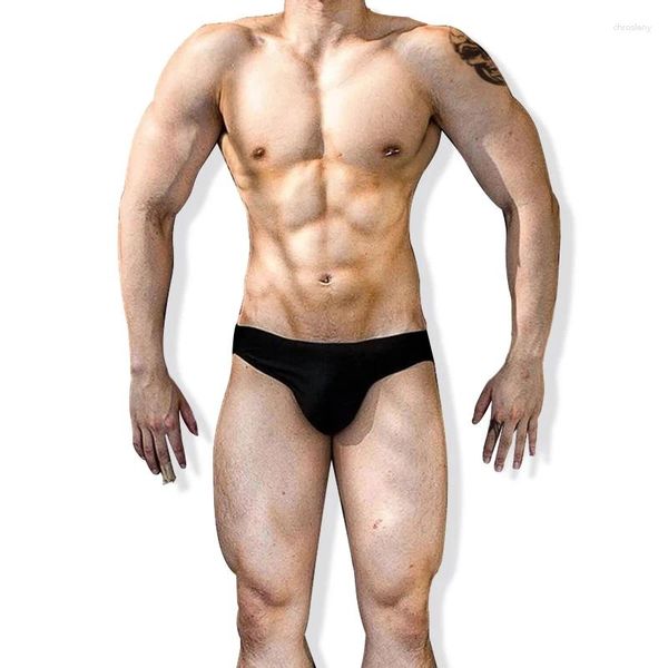 Sous-pants Adannu !!Fashion Simple Men Briefs Soft Sexy Underwear Flexible confortable Coton Panties Gay Ready Stock