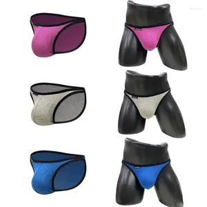 Sous-vêtements ADANNU Hommes Sous-vêtements Respirant Sexy Gay Jockstrap Bikini Slip Homme Short Pour Homme Culotte AD747