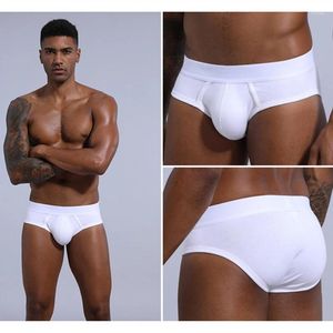 Onderbroek Adannu !!Solid Men Briefs Soft Sexy ondergoed Flexibel comfortabel katoenen slipje Gay Perfect Curve