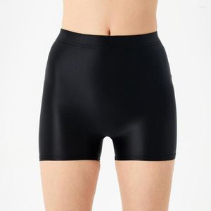 Sous-vêtements Tous les hommes Ladyies Vérifiez la Fance Sexy Boom Cadeau Huile Brillant Lisse Unisexe Séchage rapide Boxer Sous-vêtements Femmes Sécurité Culotte douce