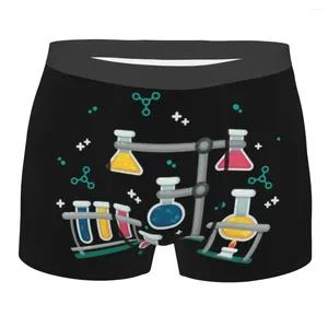 Sous-vêtements incroyables sous-vêtements de chimie pour hommes, imprimé personnalisé, technologie de laboratoire scientifique, Boxer, culotte, slip doux