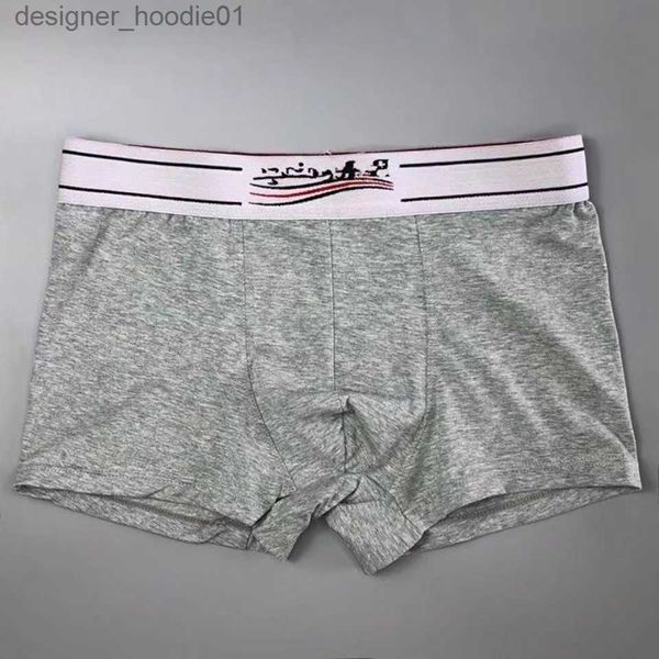 Sous-vêtements bb Sous-vêtements pour hommes Boxer sous-vêtements Sexy Classique hommes Shorts Respirant Sports décontractés Mode confortable Peut mélanger les couleurs Image détaillée 3pcs Blanc