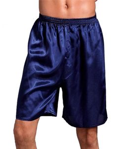 Sous-pants Big Size 5xl Satin Men Boxers Sexe sous-vêtements sexy Couleur solide confortable Cool Summer Mens Shorts Hombre CUECAS9514036