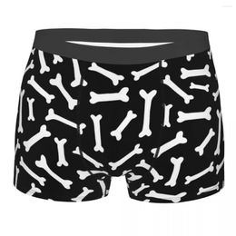 Onderbroek Bones Patroon Isle Of Dogs Homme Slipje Man Ondergoed Print Shorts Boxershorts