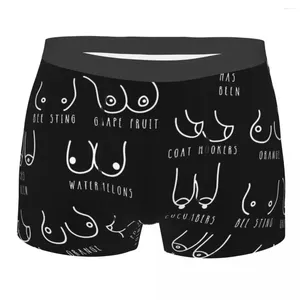 Onderbroek BOOBS Schattig katoenen slipje Herenondergoed Ventileren Shorts Boxershorts