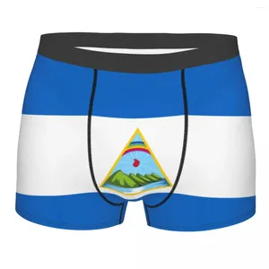 Onderbroek Boxershorts Heren Comfortabele slipje Set Vlag van Nicaragua Ondergoed Man Boxer