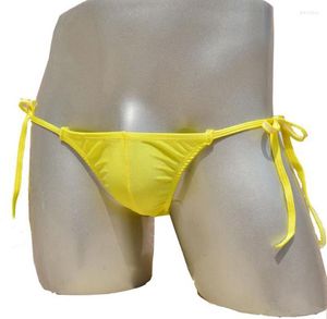 Calzoncillos marca sexy cintura baja bragas masculinas viscosa calzoncillos traje de baño ropa interior