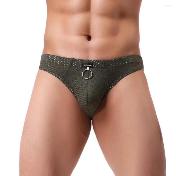 Caleçon respirant bref maille boxer sport sexy hommes grands et grands boxeurs sous-vêtements hommes pack coton sous pantalon 2un