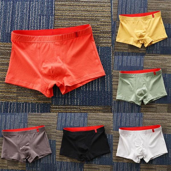 Calzoncillos transpirables para hombre Boxers ropa interior Sexy Boxer Shorts elásticos bragas masculinas pantalones para dormir jóvenes para niños