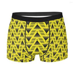 Caleçons meurtris banane géométrique coton culottes sous-vêtements masculins imprimés shorts boxer slips