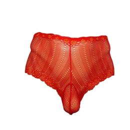 Onderbroek Candy Kersen Sissy slipje sexy heren ondergoed transparante homo string rode zak hoge taille g-string erotische briefs jockstrapunder
