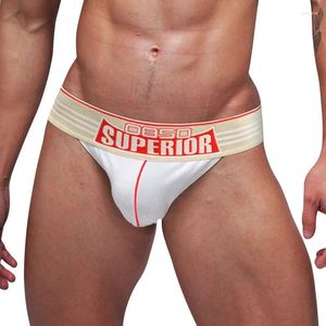 Sous-pants cmenine Men's Underwear Sexy Mens Mens Briefs Sissy Jockstrap Pouche CUECAS MAN COTTON PALTIES BIKINI GAY SLIPS HOMME SRTING