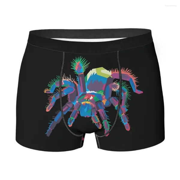 Sous-vêtements Style artistique coloré TarantulaSpider culotte respirante sous-vêtements masculins shorts confortables Boxer