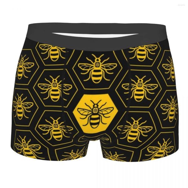 Caleçon Cool Bee Boxers Shorts Hommes Confortable Honeybee Briefs Sous-Vêtements