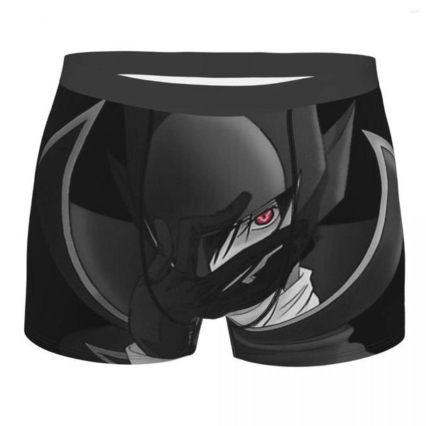 Calzoncillos Cool Code Geass Japanese Mecha Anime Breathbale Bragas Ropa interior masculina Pantalones cortos estampados Calzoncillos bóxer