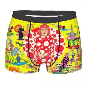 Sous-caisse refroidir le monde de Yayoi Kusama Boxers Short Boes Men's Men's confortable sous-vêtements