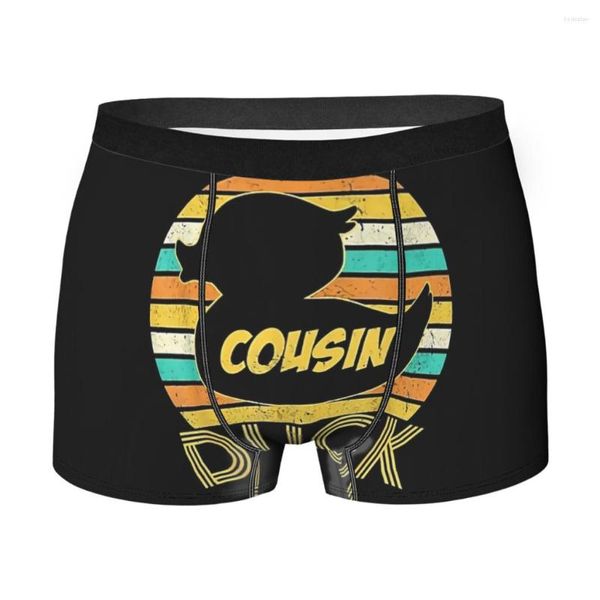 Caleçon Cousin Correspondant Famille Canard En Caoutchouc Breathbale Culotte Sous-Vêtements Masculins Shorts Sexy Boxer Briefs