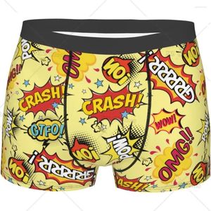 Onderbroek Crush Bomb Heren Grappig ondergoed Boxershorts Lichte elasticiteit Mannelijke shorts Nieuwigheid Stijlvol cadeau voor mannen Jongens