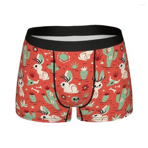 Sous-pants Cryptid Cuties The Jackalope Cotton Panties Male Underwear Print Shorts Boxer Briefs