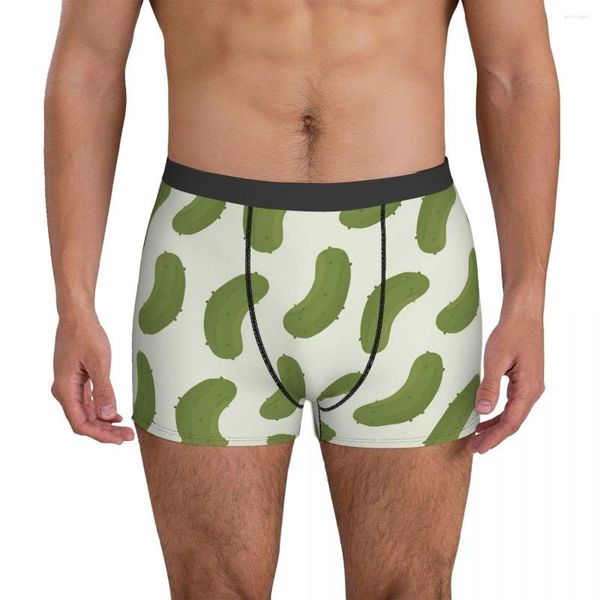 Caleçon concombre dessin animé Breathbale culottes sous-vêtements masculins imprimer Shorts caleçons