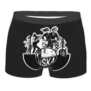 Sous-fonds Ska Custom Ska Underwear mâle imprimé Jamaica Music Boxer Brief