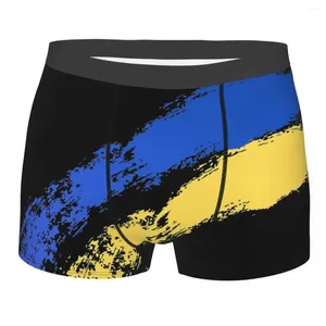 Onderbroek Aangepaste Oekraïense vlag ondergoed Heren Ademend Oekraïne Patriottische boxershorts Shorts Slipje Zacht voor mannen
