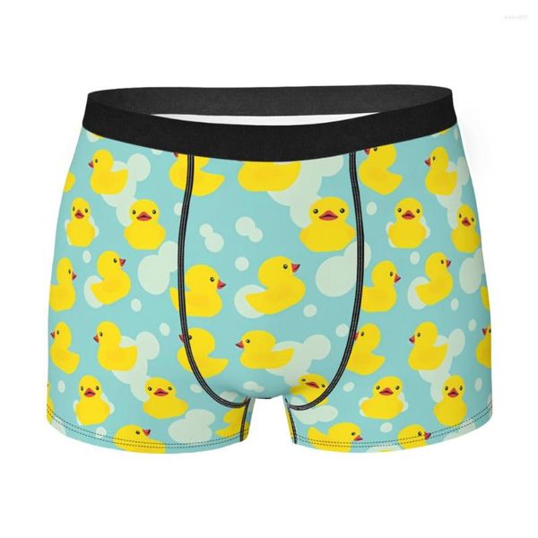 Sous-vêtements mignon bébé douche jaune modèle de bain homme boxer slips en caoutchouc canard très respirant de haute qualité sexy