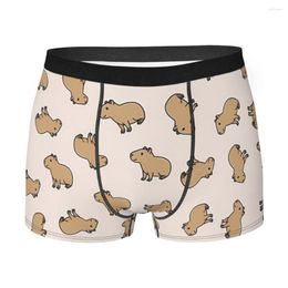 Onderbroeken Leuke Stijl Heren Boxer Briefs Capibara Cartoon Zeer Ademend Hoge Kwaliteit Print Shorts Cadeau Idee