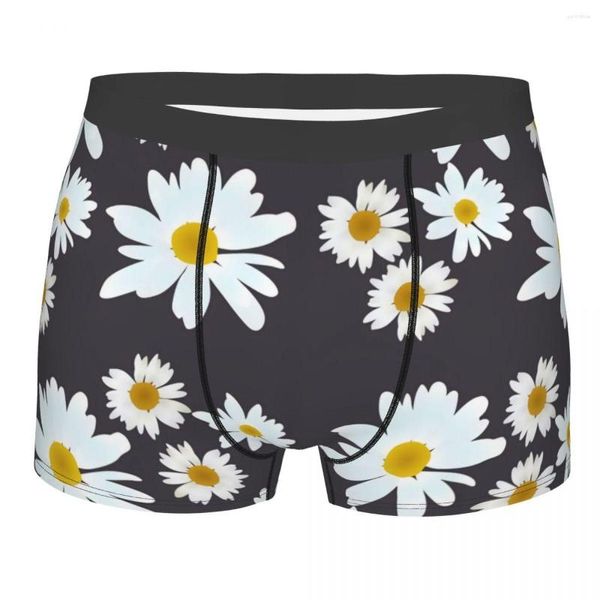 Calzoncillos Margarita Crisantemo Flor Homme Bragas Pantalones Cortos Boxer Calzoncillos Ropa Interior De Los Hombres Ventilar